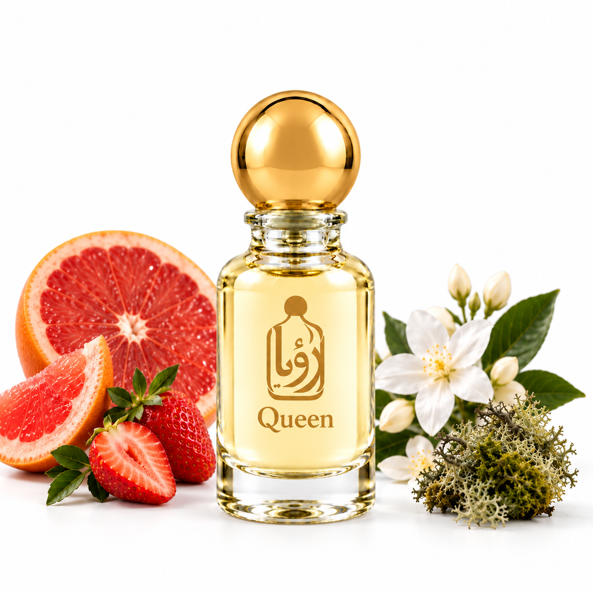 Queen perfume bottle