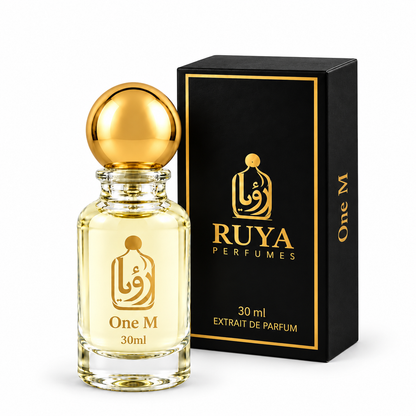 One M perfume bottle