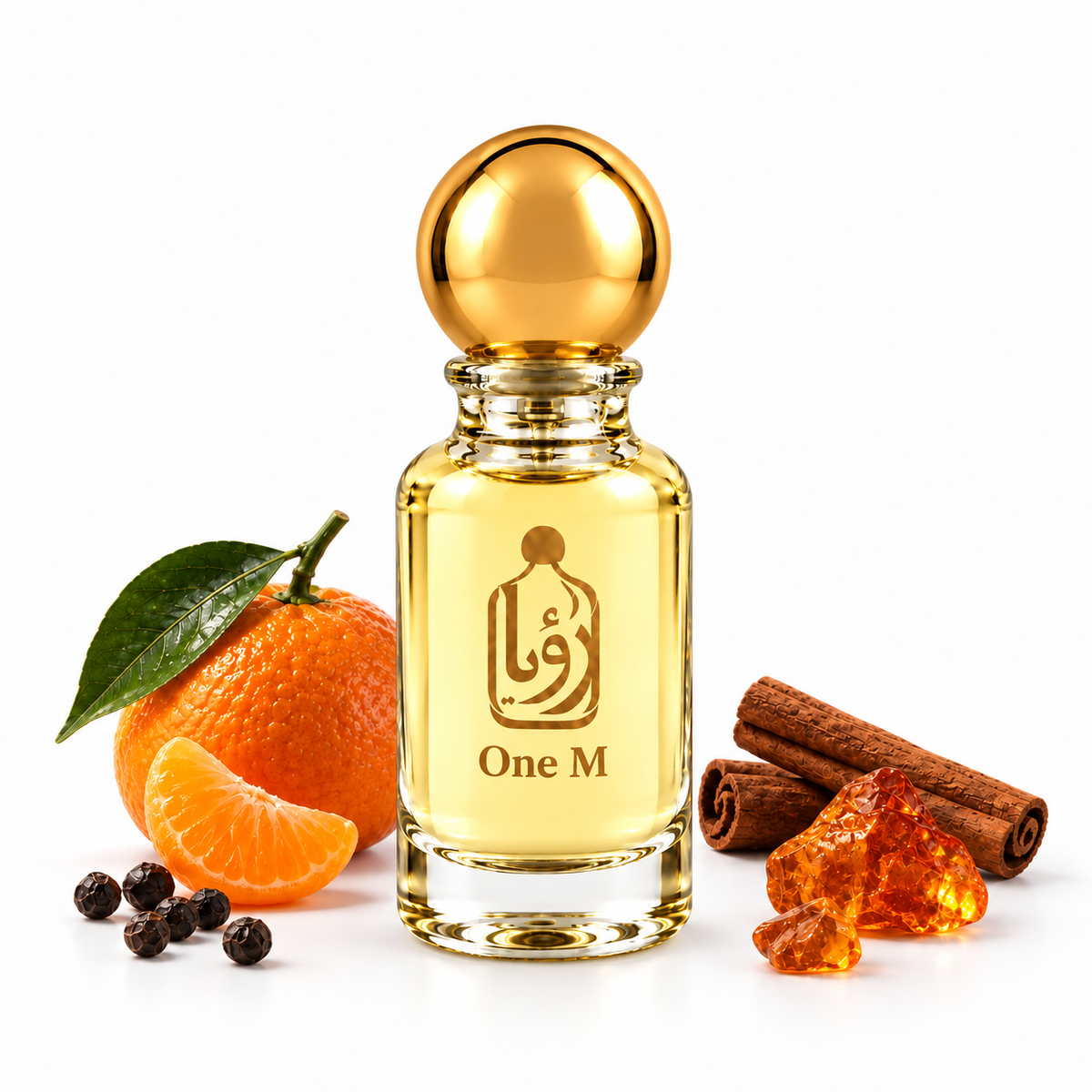 One M perfume bottle