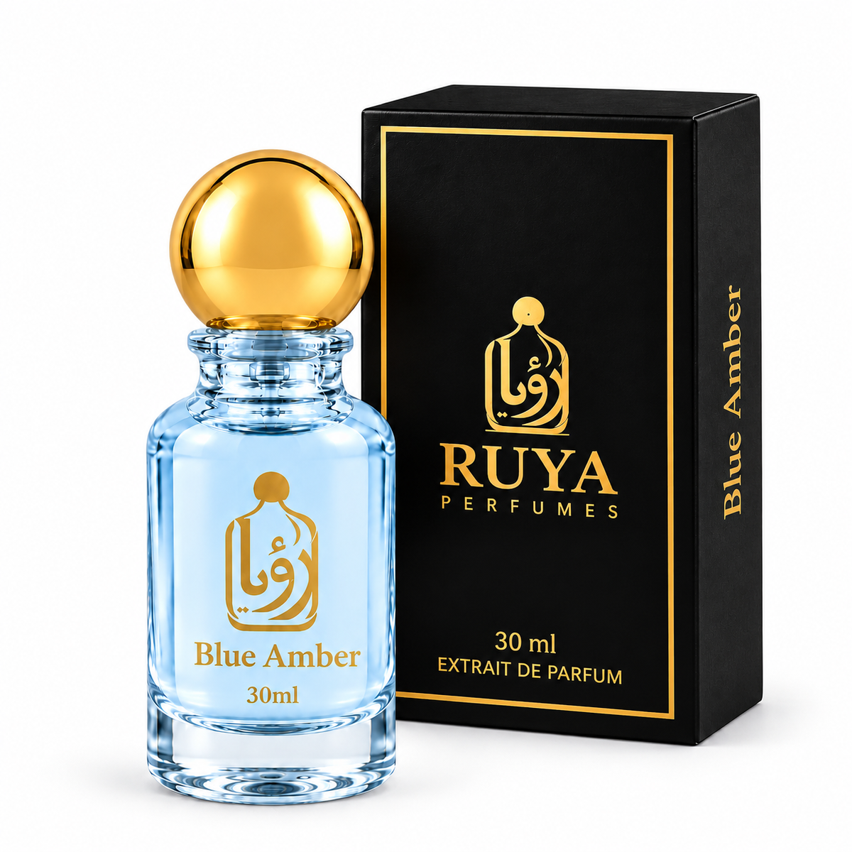Blue Amber perfume bottle