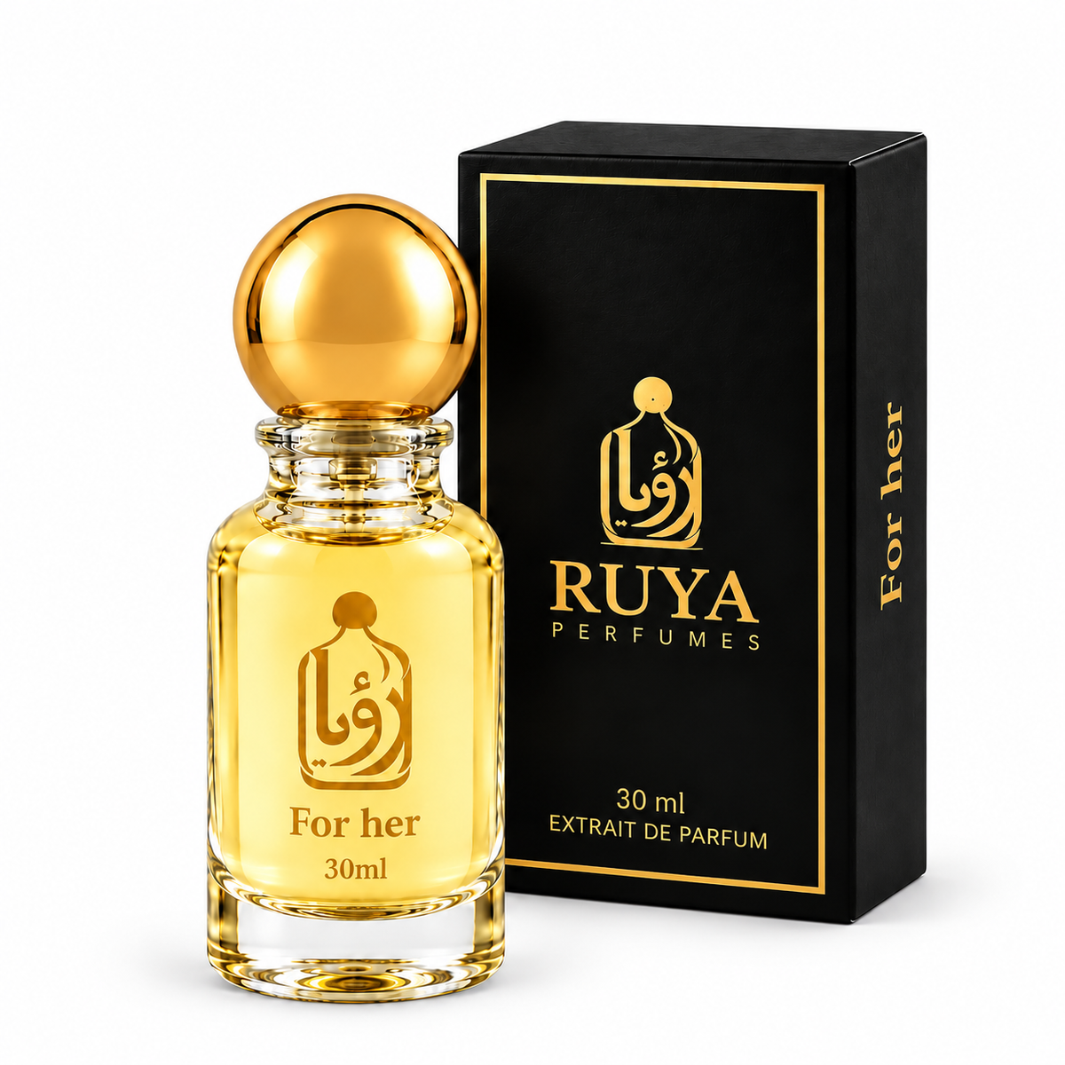 For Her perfume bottle