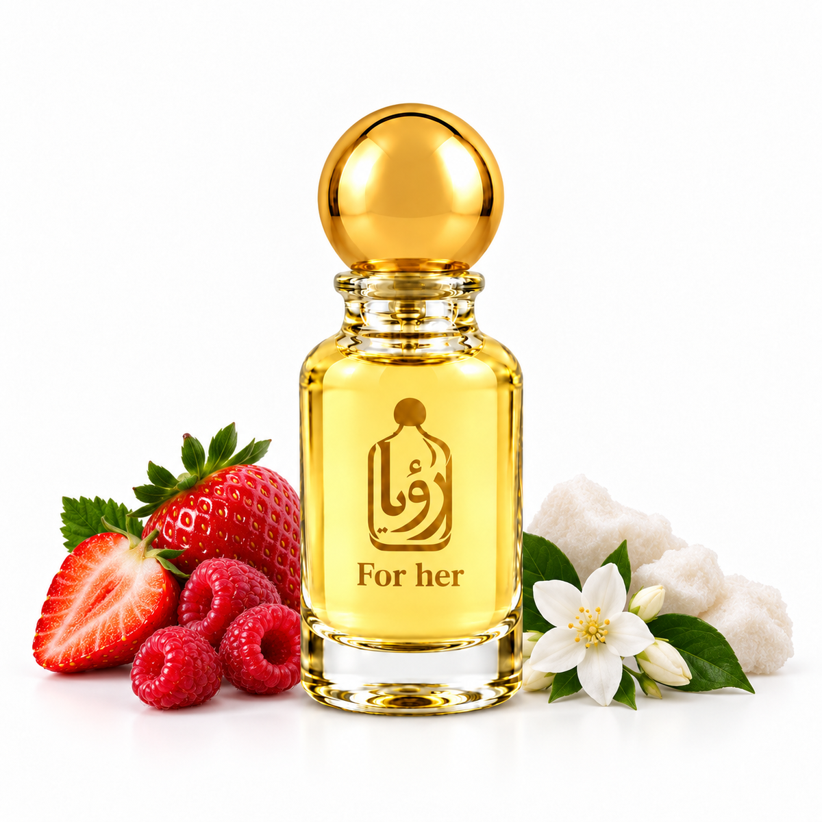 For Her perfume bottle