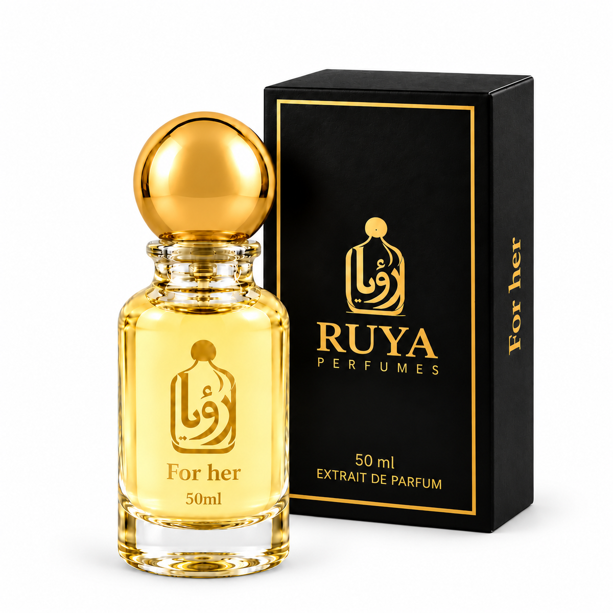 For Her perfume bottle
