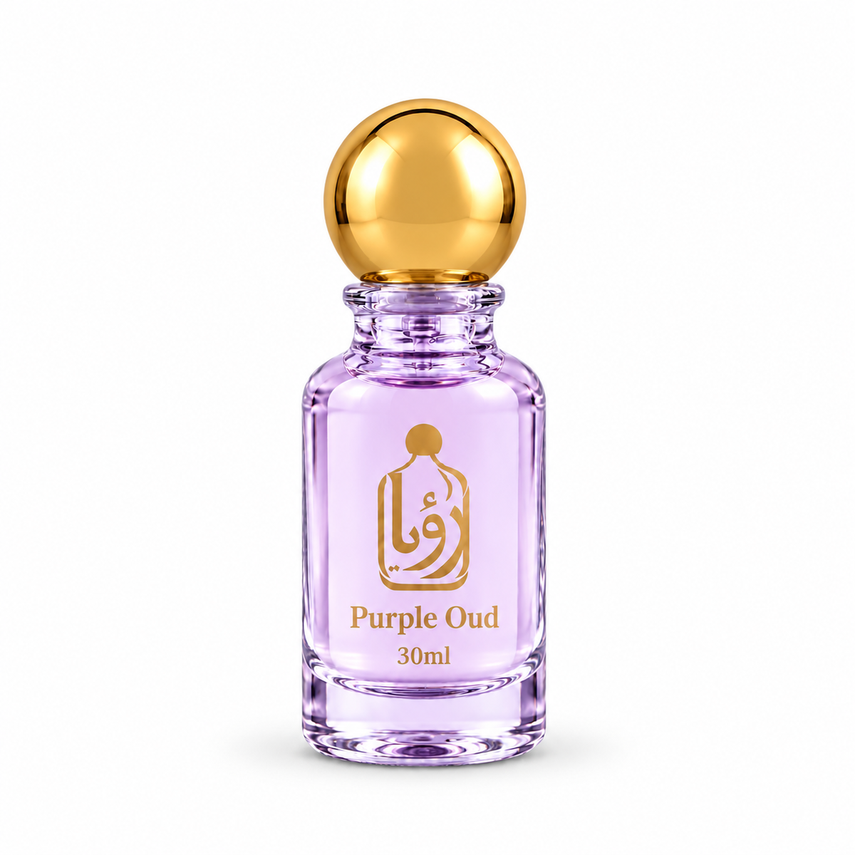 Purple Oud perfume bottle