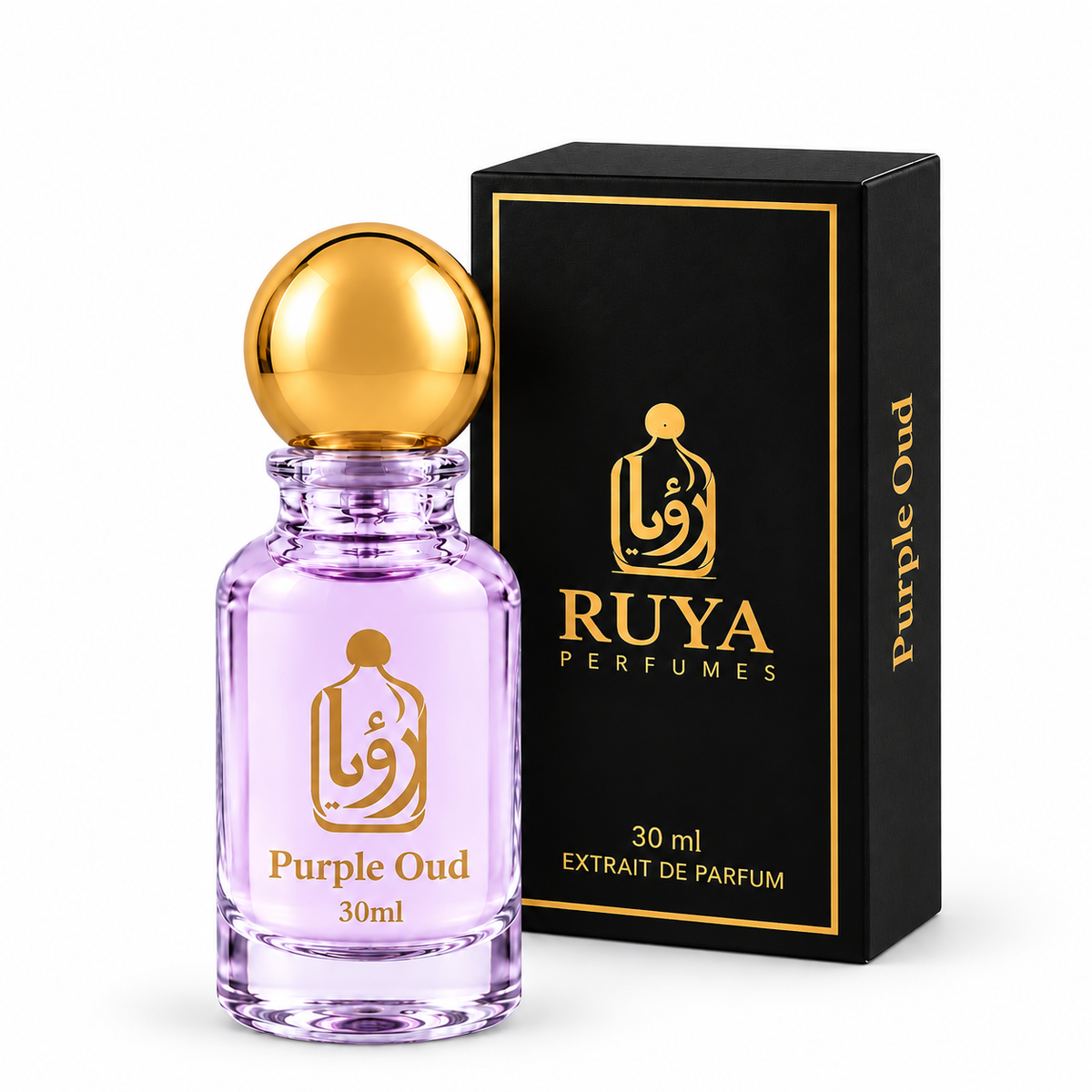 Purple Oud perfume bottle