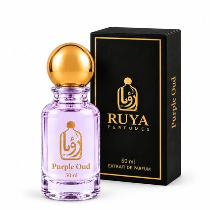 Purple Oud perfume bottle