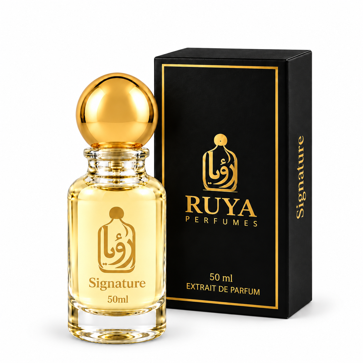 Signature perfume bottle