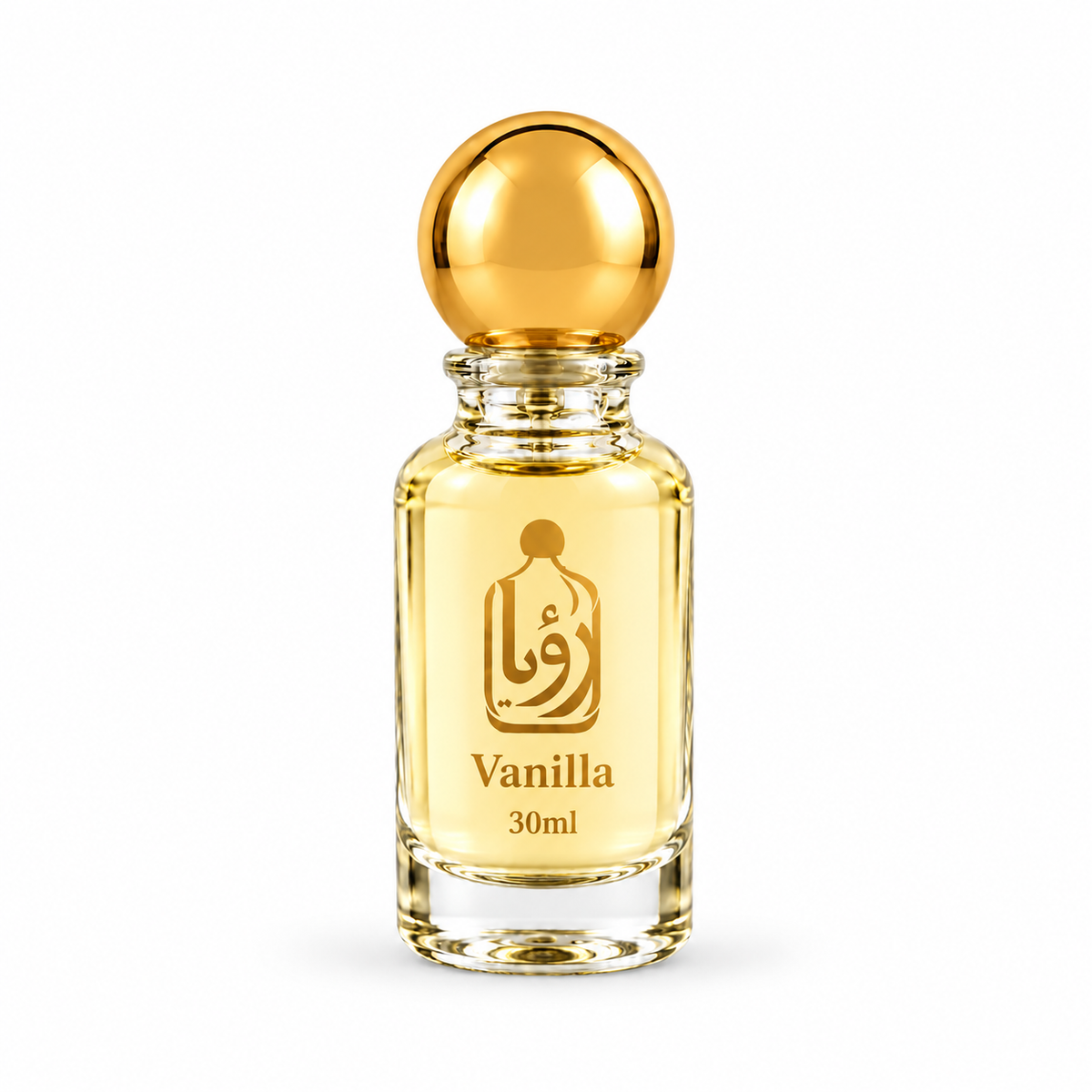 Vanilla perfume bottle