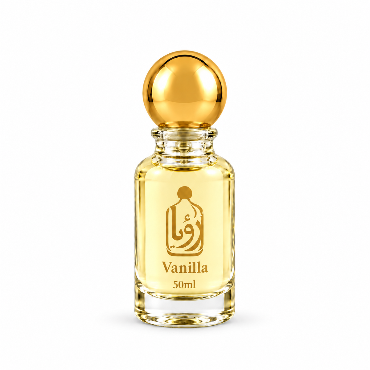 Vanilla perfume bottle