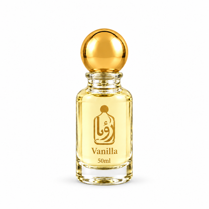 Vanilla perfume bottle