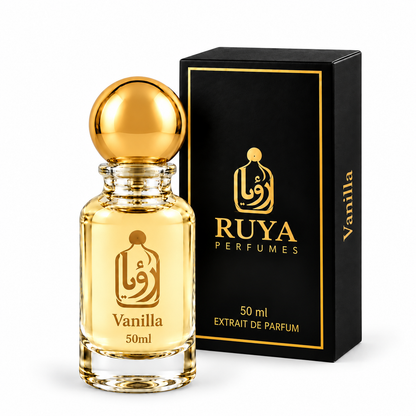 Vanilla perfume bottle